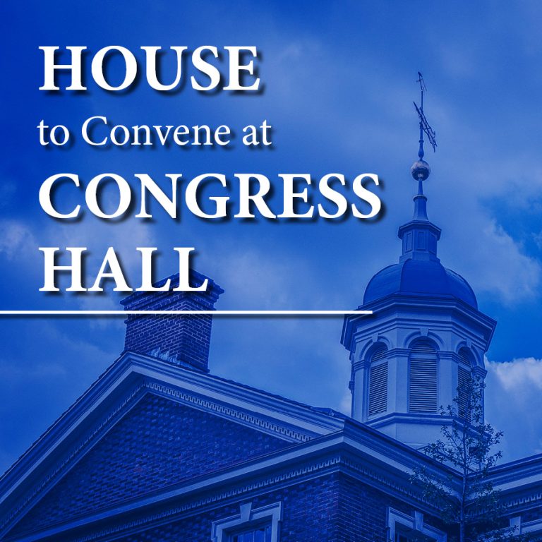 Rep. Brett Miller to Take Part in Historic Pennsylvania House Session at Congress Hall